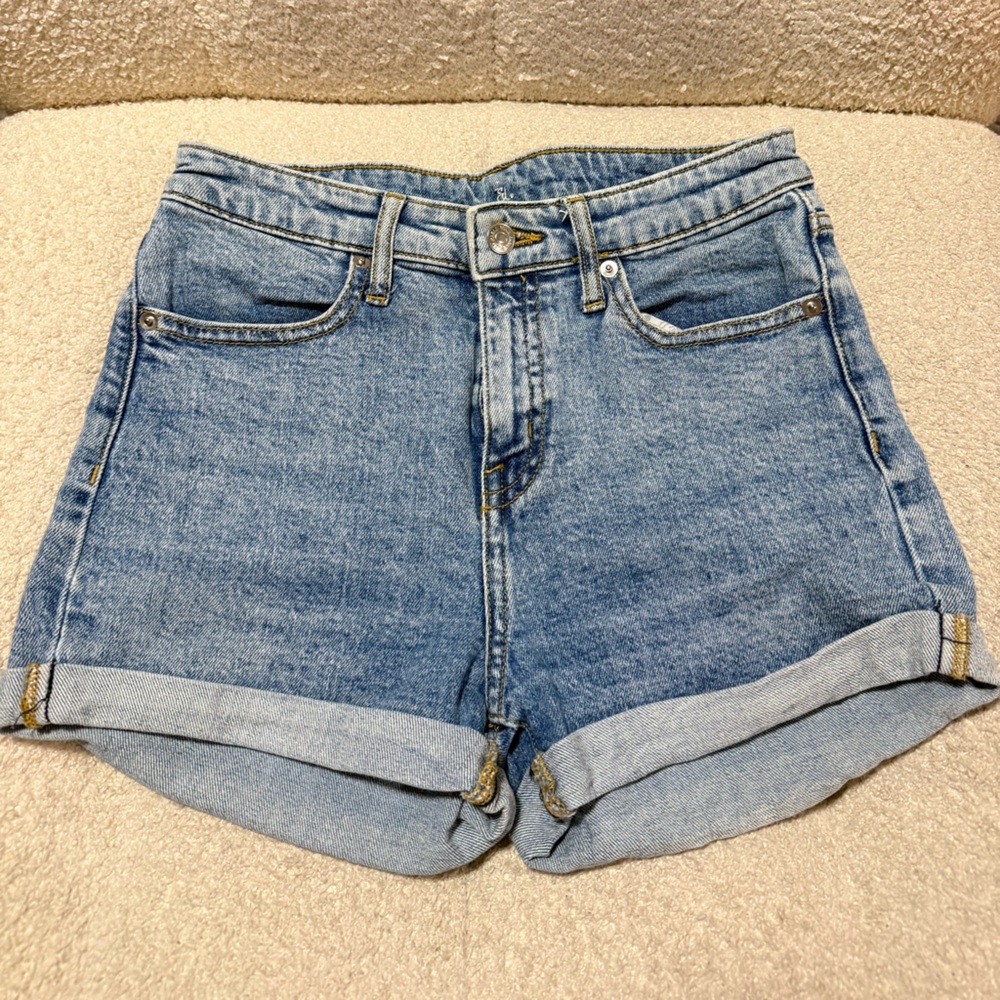 Classic Blue - Mid Rise - Denim Women's Shorts - Wild Fable - Size 2R
